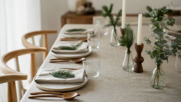Accessoires réutilisables : vers une table de Noël plus responsable