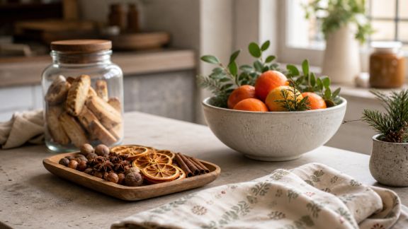 Sublimer la cuisine avec des touches décoratives festives et fonctionnelles