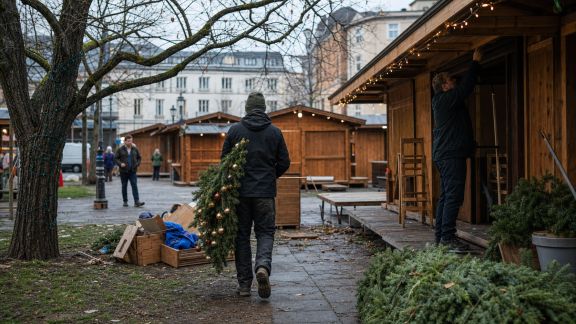 Comment les villes se préparent à accueillir leur marché de Noël annuel