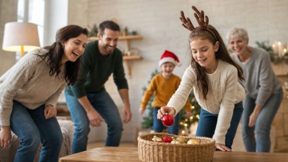 Dix idées de relais festifs pour bouger pendant la veillée de Noël