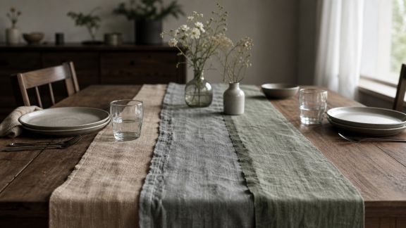 Sélectionner des chemins de table pour rehausser sa décoration
