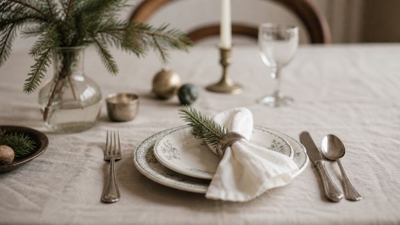 Comment intégrer des éléments vintage dans sa table de Noël
