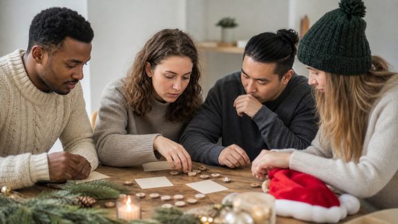 Escape game express en équipe : énigmes autour des symboles de Noël