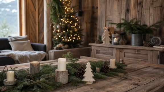 Inspiration chalet : donner une atmosphère montagnarde à votre décoration de Noël
