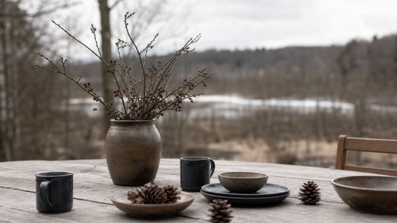 Inspirations pour une table en extérieur même en hiver