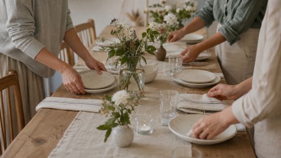 La table participative : impliquer ses invités dans la décoration