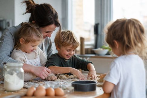 Cuisiner avec les enfants : recettes festives ludiques à partager
