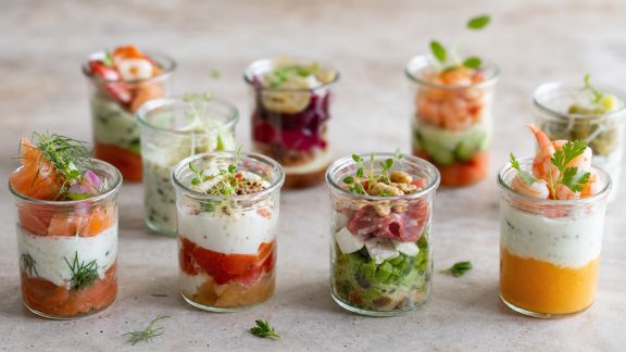 Verrines salées originales pour un apéritif festif
