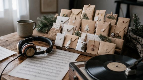 Créer un calendrier de l’Avent musical : chansons et playlists pour patienter en douceur